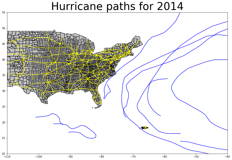 Hurricane Mapping 2014